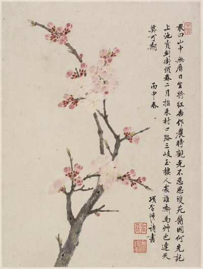 Album of Ten Leaves, 1656 by Shengmo Xiang